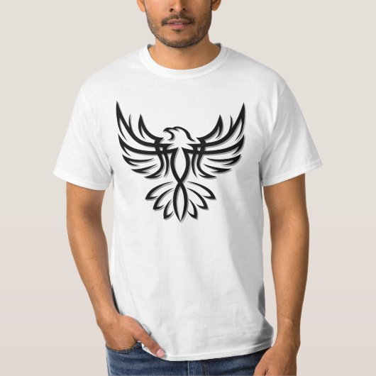 Zwarte arend/Hawk 1 T-shirt (Voorkant)
