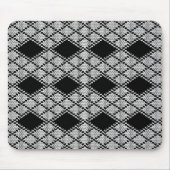 ZWARTE ARGYLE BREI Muismat (Voorkant)