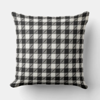 zwarte Argyle Pillow Kussen