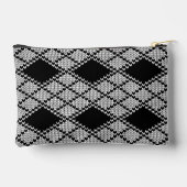 ZWARTE ARGYLE TRUI Kleine Accessoiretas Etui (Achterkant)