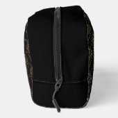 Zwarte Art Deco Parel met Monogram Toilettasje (Rechts)