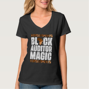 Zwarte Auditor Magic Black History Maand BLM T-shirt