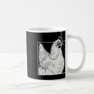 Zwarte Australorp Kip - Vintage Boerderij Kunst Koffiemok