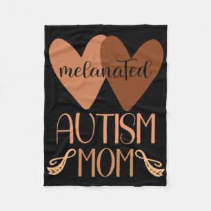 Zwarte Autisme Moeder Van Autistische Zoon Kindere Fleece Deken
