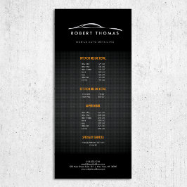 ZWARTE AUTO-DETAILING, AUTO REPAIR RACK KAART