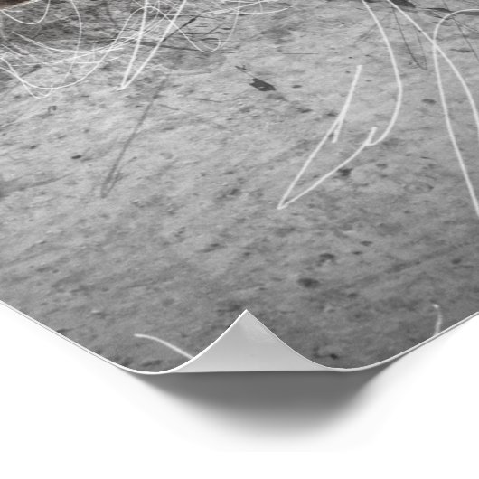  zwarte auto tijdloze auto kunst poster (Hoek)