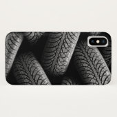 Zwarte autobanden Case-Mate iPhone case (Achterkant (horizontaal))