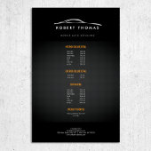 ZWARTE AUTODETAILS, AUTOREPARATIFLYER FLYER