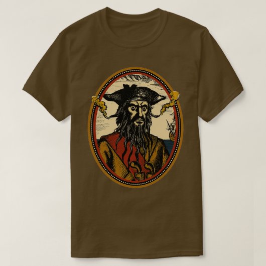 Zwarte baard 1 t-shirt (Design voorkant)