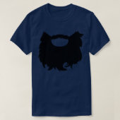 Zwarte baard 4 t-shirt (Design voorkant)