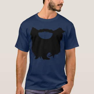 Zwarte baard 4 t-shirt