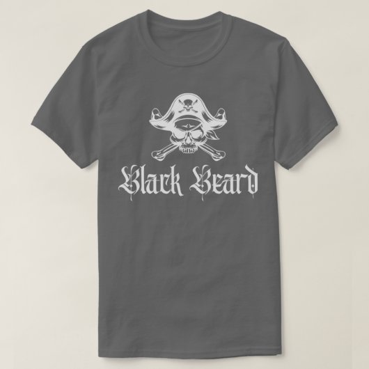 Zwarte baard 8 t-shirt (Design voorkant)