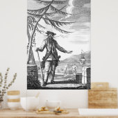 Zwarte baard poster (Keuken)