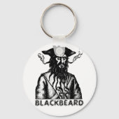 Zwarte baard sleutelhanger (Voorkant)