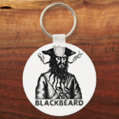 Zwarte baard sleutelhanger (Voorkant)