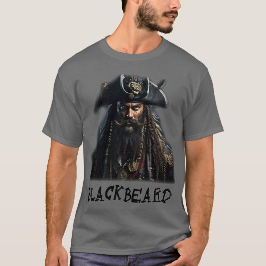 Zwarte baard t-shirt (Voorkant)