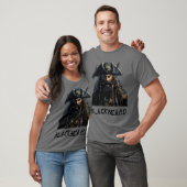 Zwarte baard t-shirt (Unisex)