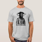 Zwarte baard t-shirt (Voorkant)
