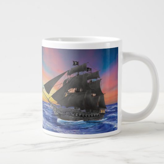 Zwarte Baards Piratenschip Grote Koffiekop (Rechts)