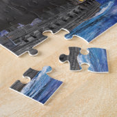 Zwarte Baards Piratenschip Legpuzzel (Zijkant)