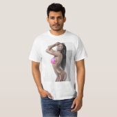 Zwarte babe t-shirt (Voorkant volledig)