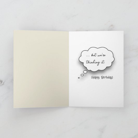 Zwarte Baby Chick Verjaardag Humor Kaart (Binnen)