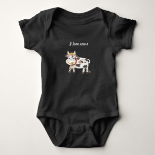Zwarte baby Jersey Romper