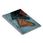 zwarte baby kastanjebruin notitieboek (Rechterzijde)