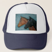 zwarte baby trucker pet (Voorkant)