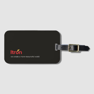 Zwarte bagagelabel / Luggage tag black