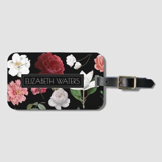 ZWARTE BAGAGELABEL VOOR VERVOER (Voorkant (horizontaal))