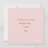 Zwarte ballerina afro ballet daner verjaardag Kaar (Achterkant)