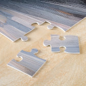 Zwarte ballerina in witte tutu met pioenen kunst legpuzzel (Zijkant)