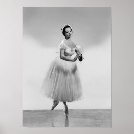 Zwarte Ballerina Poster