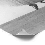 Zwarte Ballerina Poster (Hoek)