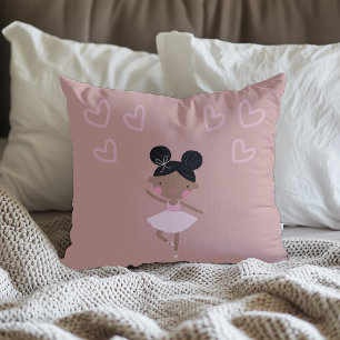 Zwarte Ballerina Roze Kussen