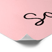 Zwarte balletpuntenschoenen poster (Hoek)