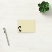 Zwarte balletschoenen en gekleurd post-it® notes (Kantoor)
