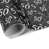 Zwarte ballonnen en vijftig cadeaupapier (Rol Hoek)