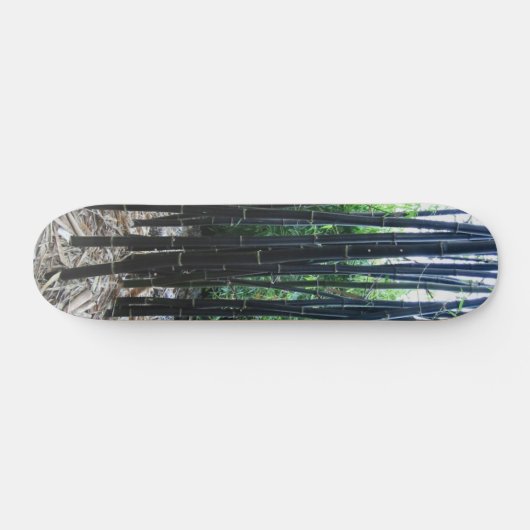 zwarte bamboe - Gepersonaliseerd Persoonlijk Skateboard (Horizontaal)