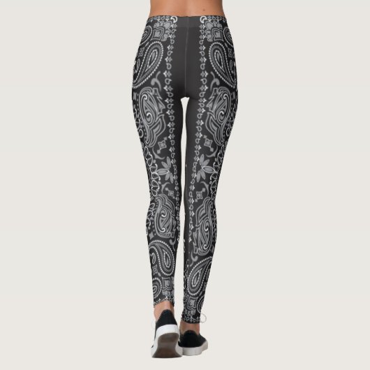 zwarte banaan leggings (Achterkant)