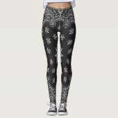 zwarte banaan leggings (Voorkant)