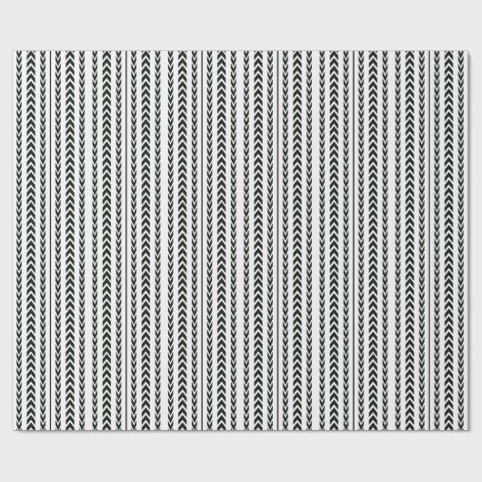 Zwarte band cadeaupapier (Vlak)