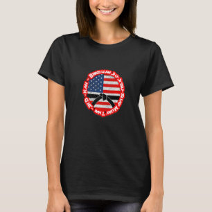 Zwarte Band Cinta Negra Karate Jiu Jitsu Judo Kung T-shirt