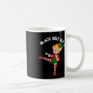 Zwarte Band Elf-taekwondo, Karate, Jui Jitsu, Kick Koffiemok
