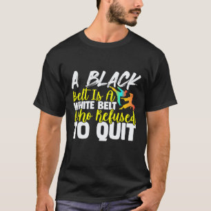 Zwarte Band Is Een Witte Band Die Nooit Opgaf Kara T-shirt