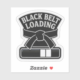 Zwarte Band Laden... Sticker