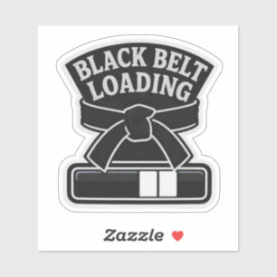 Zwarte Band Laden... Sticker