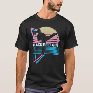 Zwarte Band Meisje - Judo Karate Jiu Jitsu Taekwon T-shirt