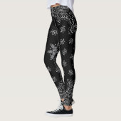 Zwarte Bandana Boho Leggings (Links)
